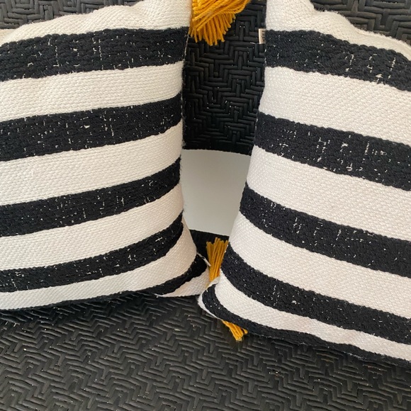 Hearth & Hand Striped/Textured Indoor/Outdoor Pillows - Picture 5 of 12